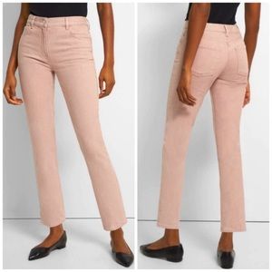 Theory Treeca Designer Luxury Jean in Dyed Denim Blush Pink 31